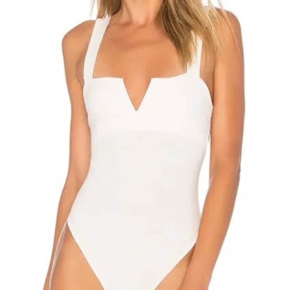 free people pippa v-wire bodysuit - Picture 3 of 3